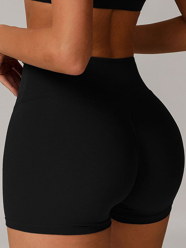 Düz Renk Dolgulu Tasarım Şort