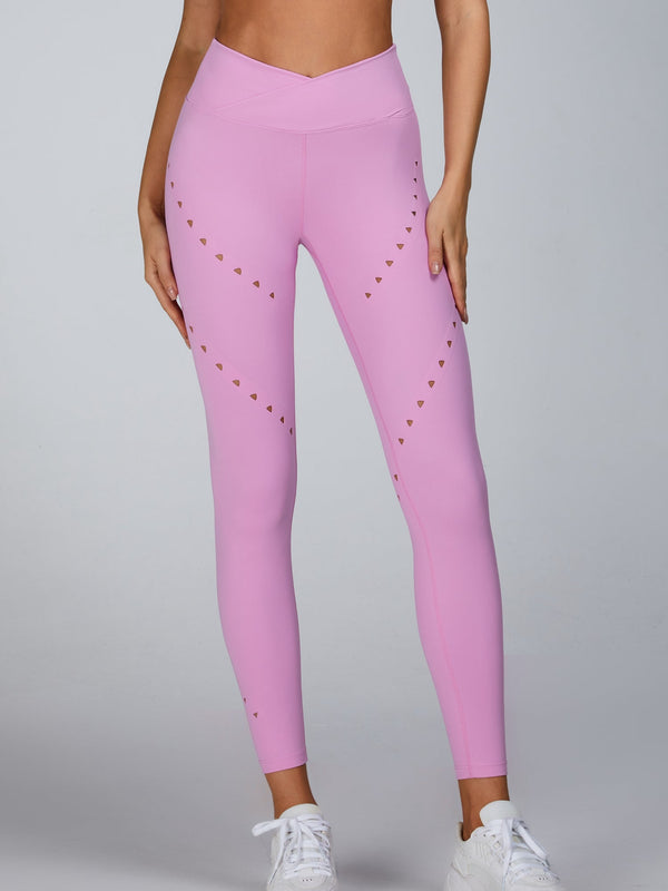 Kesik V Şekilli Bel Tayt