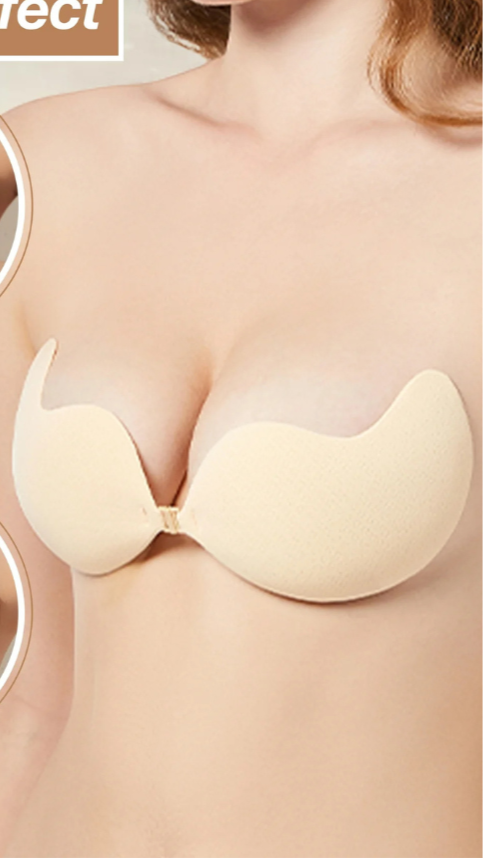 Aysham Yapışkan Push-Up Sütyen | Askısız & Yeniden Kullanılabilir