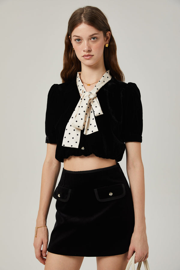 Camille Sahte Cepli Kristal Süslemeli Etek