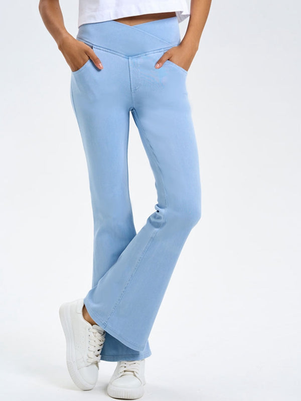 Kot Cepli V Şekilli Bel Genişletici Tayt