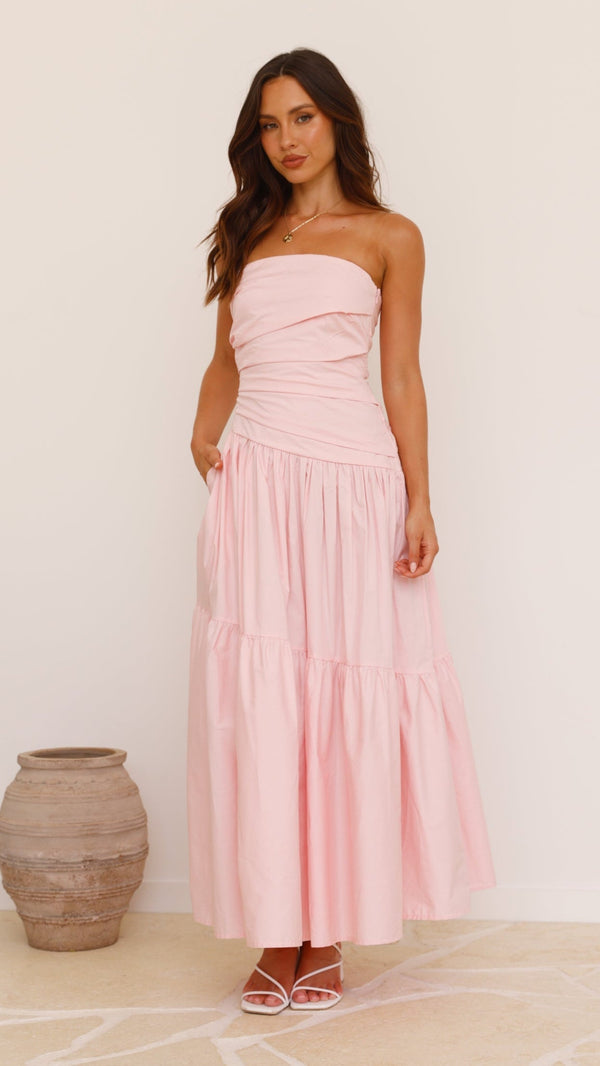 Lola Maxi Elbise - Pembe