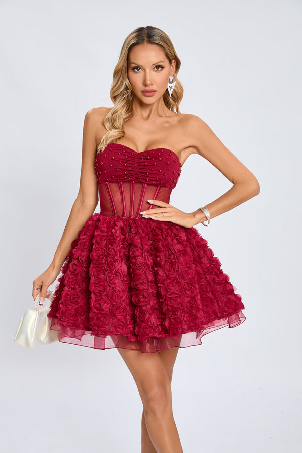 Rachel  Korse Mini Elbise