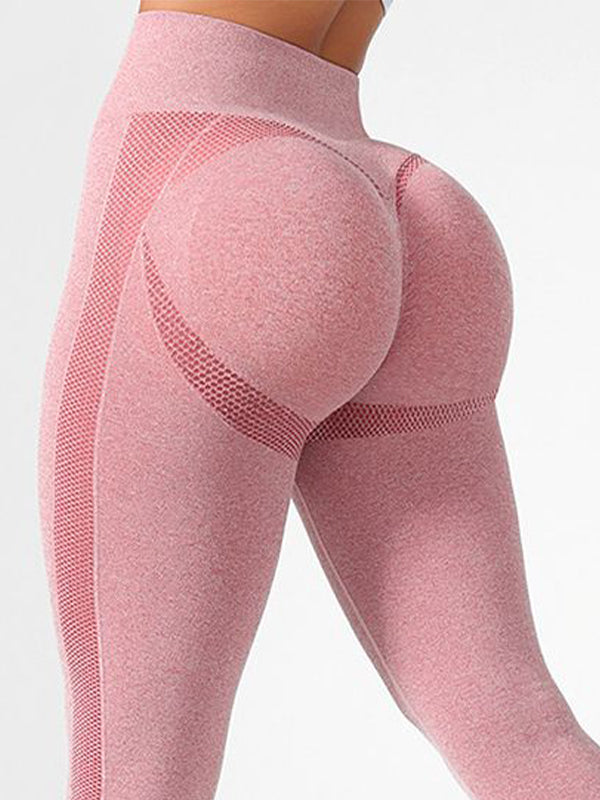 Hızlı Kuruyan Elastik Sıkı Düz Renk Destekli Tasarım Tayt