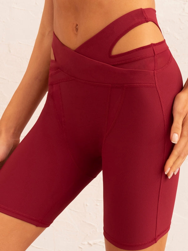 Kaburga Kesimli File Bisiklet Şortu