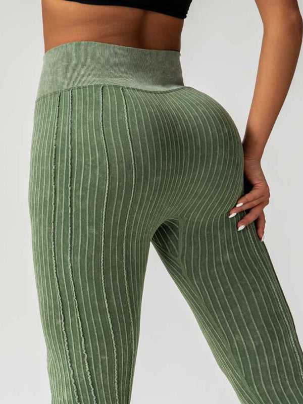 Kaburgalı V Şekilli Bel Tayt