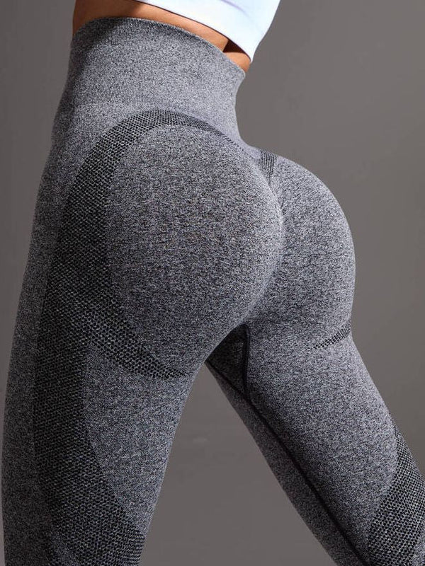 Push-Up Dikişsiz Kalça Kaldırma Buruşturma Kalça Elastik Sıkı Tayt