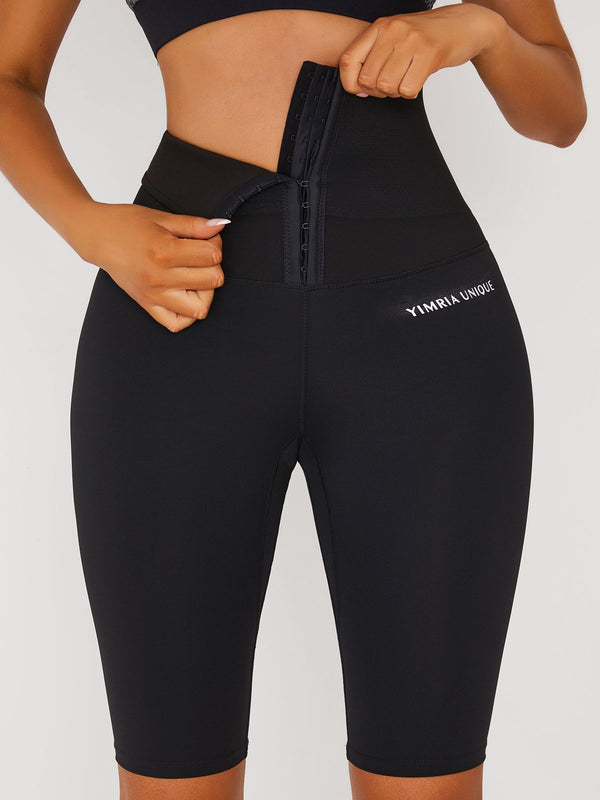 Yüksek Bel Kalça Kaldırıcı Spandex Spor Salonu Şortu