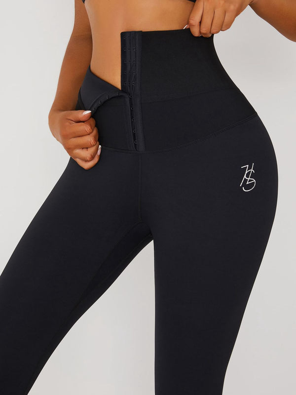 Hooks 3 Row Yüksek Bel Fitness Korse Tayt