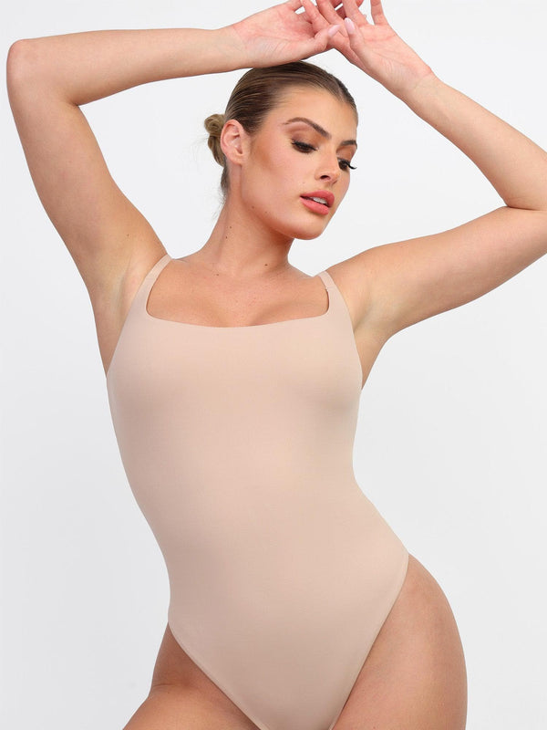 Aysham Yüksek Kesim Dikişsiz Body | Günlük Konfor ve Doğal Şıklık