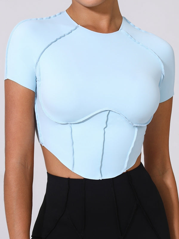 Kadın Süper 'Gelecekler Arası' Kısa Kollu Dikiş Performansı