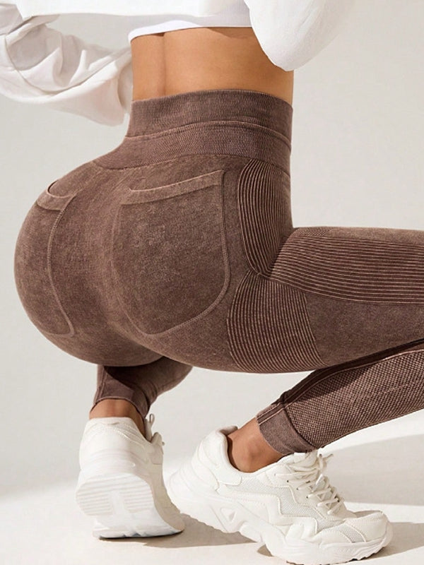 Dikişsiz Batik Baskılı Tayt